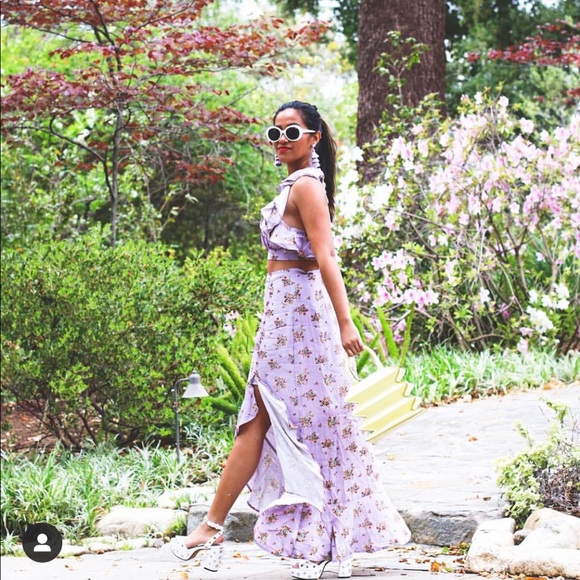 Lulus Dresses & Skirts - 🆕 LULUS 🌸 FLORAL TWO PIECE SET (NWOT)